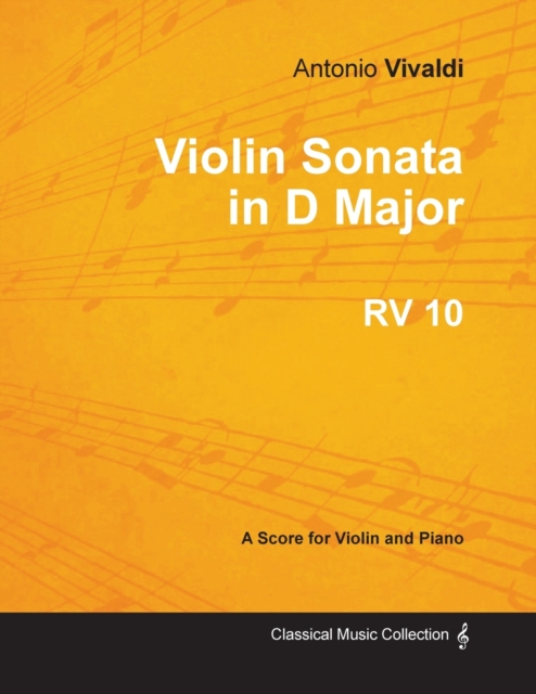 Violin Sonata in D Major RV 10 - For Violin and Piano, Paperback / softback Book