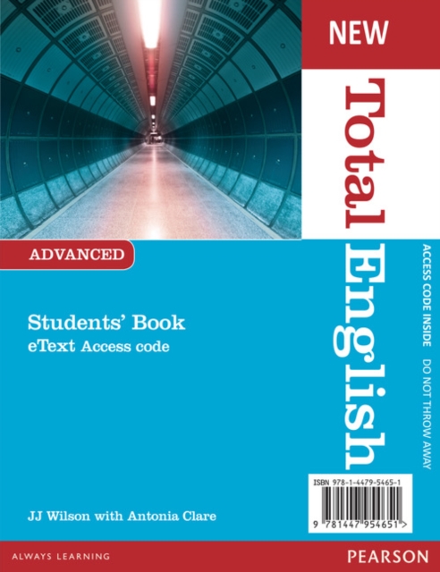New Total English Advanced eText Students' Book Access Card, Digital product license key Book