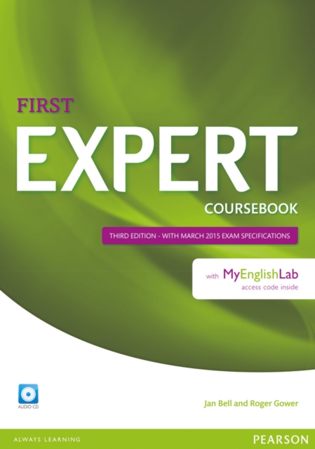 Expert First 3rd Edition Coursebook with Audio CD and MyEnglishLab Pack, Multiple-component retail product Book