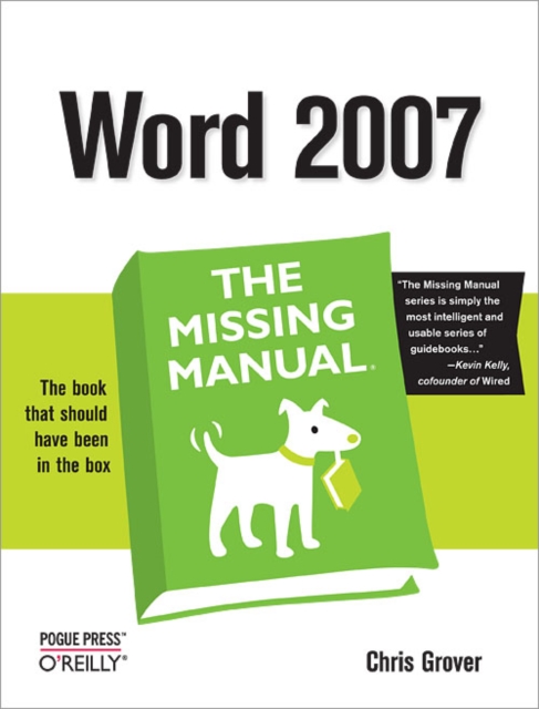 Word 2007: The Missing Manual : The Missing Manual, EPUB eBook