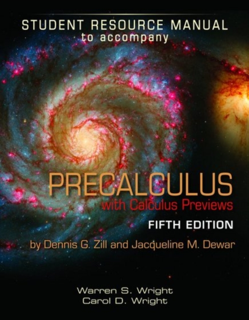 Student Resource Manual To Accompany Precalculus With Calculus Previews, Paperback / softback Book