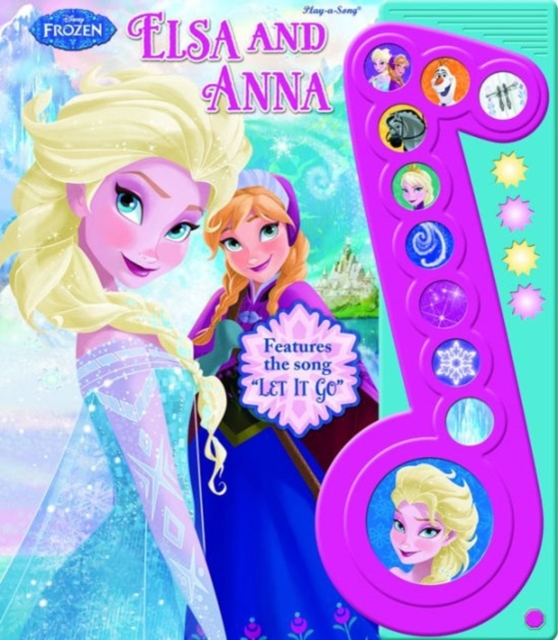 Frozen Elsa & Anna - Deluxe Music Note Songbook, Hardback Book