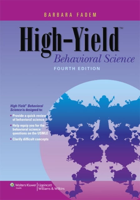 High-Yield Behavioral Science, Paperback / softback Book