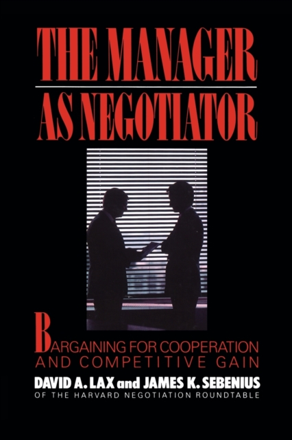 Manager as Negotiator, Paperback / softback Book
