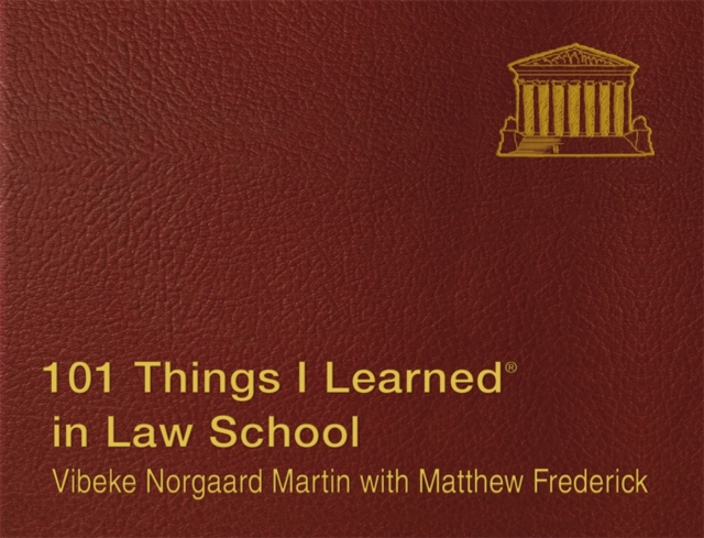 101 Things I Learned in Law School, Hardback Book