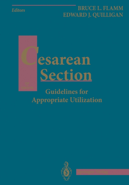 Cesarean Section : Guidelines for Appropriate Utilization, PDF eBook