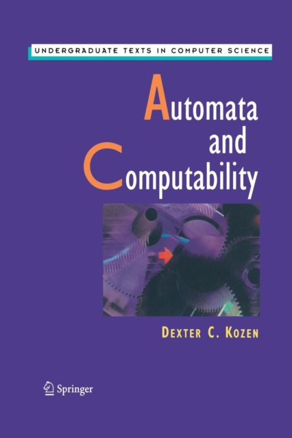 Automata and Computability, Paperback / softback Book