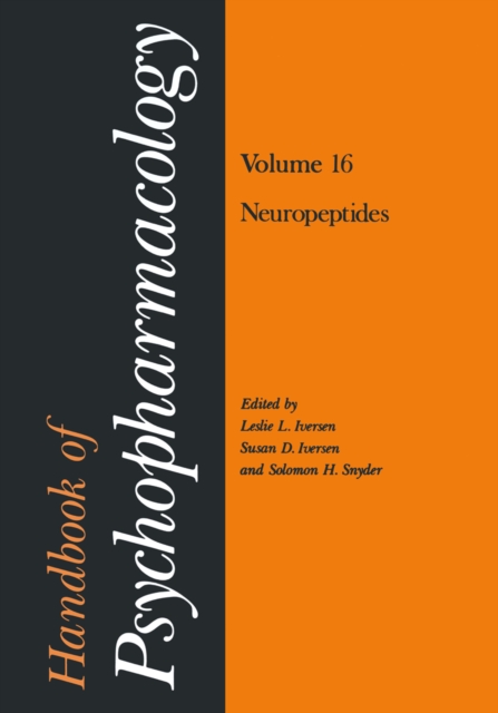 Handbook of Psychopharmacology : Volume 16 Neuropeptides, PDF eBook