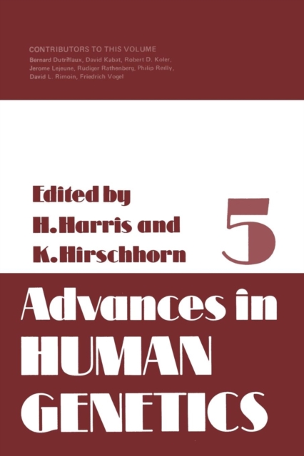 Advances in Human Genetics, Paperback / softback Book