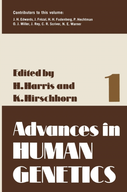 Advances in Human Genetics 1, Paperback / softback Book