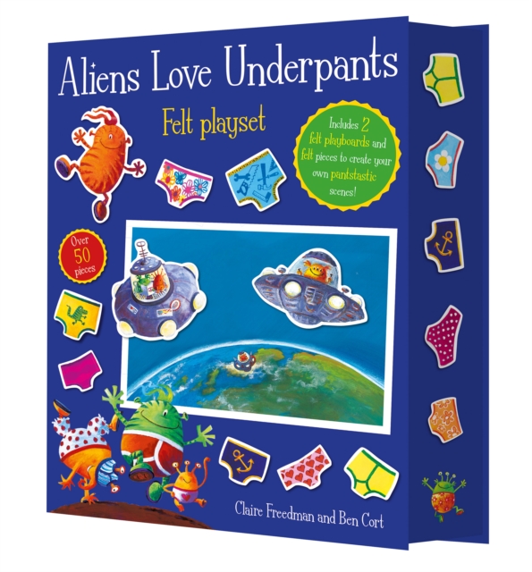 Aliens Love Underpants! Fuzzy Felt, Novelty book Book
