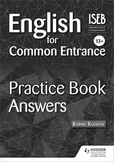 English for Common Entrance 13+ Practice Book Answers, Paperback / softback Book