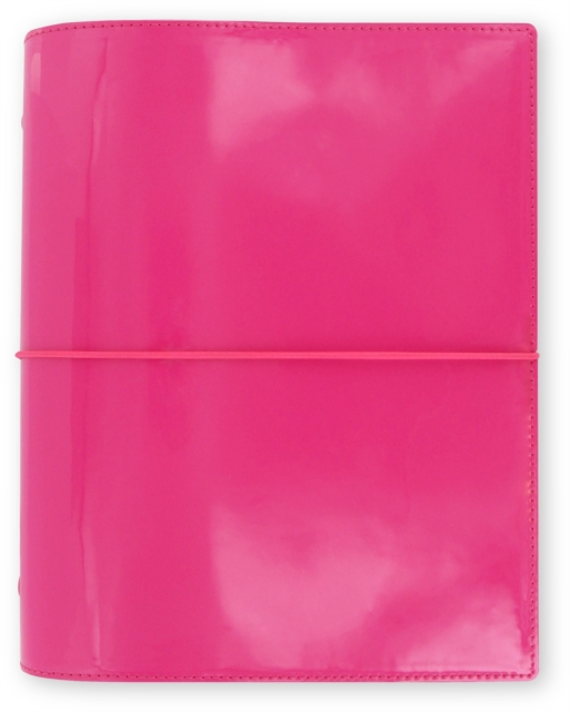 Filofax Domino Patent A5 Organiser Hot Pink, Paperback Book