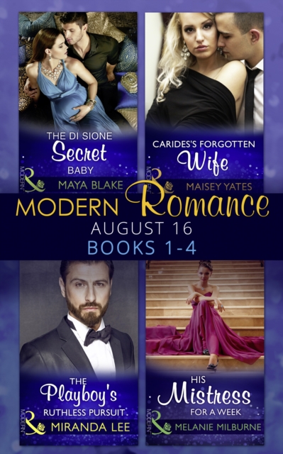 Modern Romance August 2016 Books 1-4, EPUB eBook