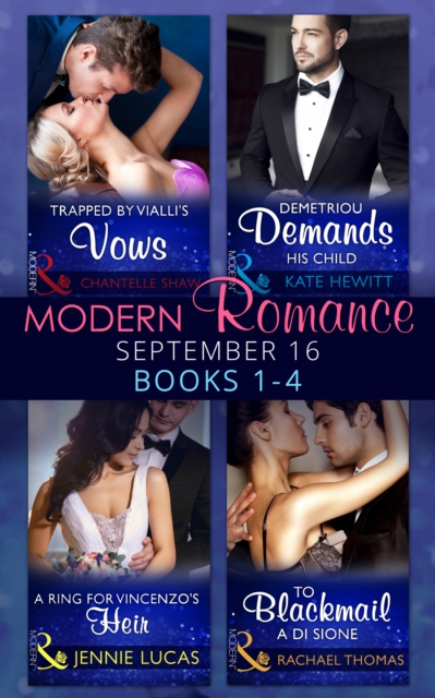 Modern Romance September 2016 Books 1-4, EPUB eBook