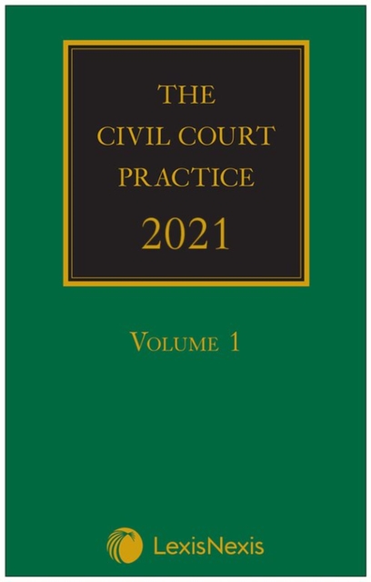 The Civil Court Practice 2021 : (The Green Book), Mixed media product Book