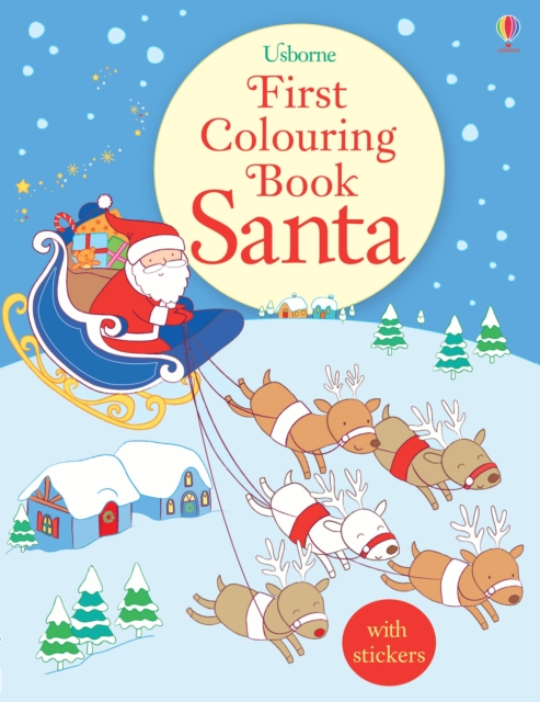 First Colouring Book Santa + stickers, Paperback / softback Book