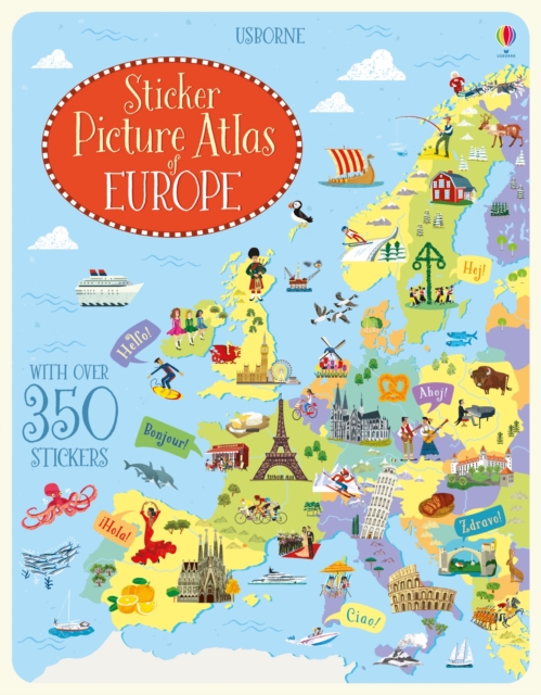 Sticker Picture Atlas of Europe, Paperback / softback Book