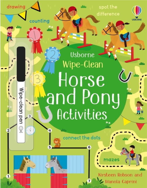 Wipe-Clean Horse and Pony Activities, Paperback / softback Book