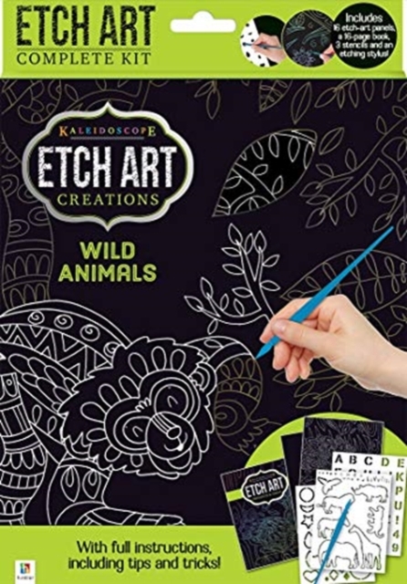 Etch Art Mini Kit: Wild Animals, Book Book