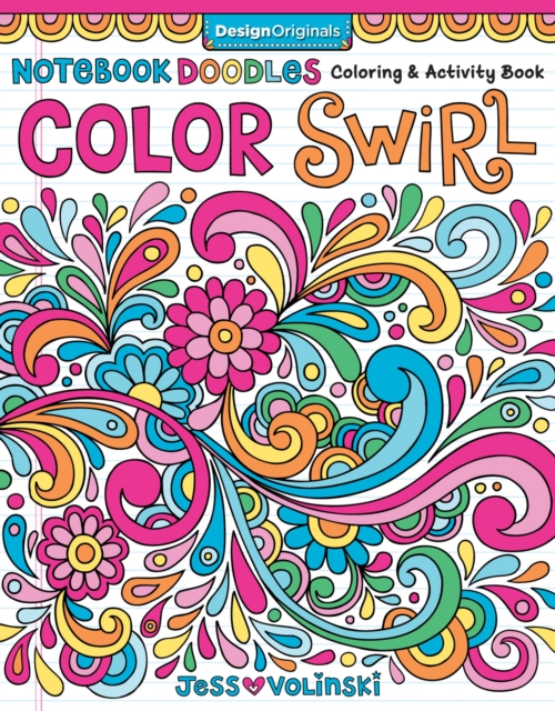 Notebook Doodles Color Swirl, Paperback / softback Book