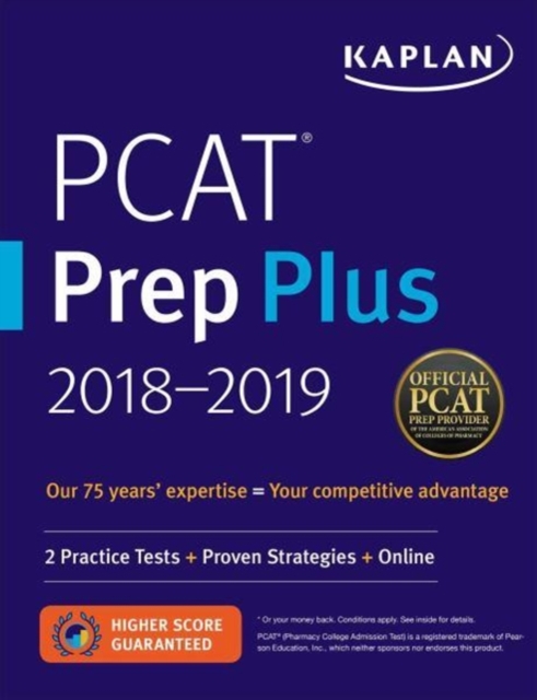 PCAT Prep Plus 2018-2019 : 2 Practice Tests + Proven Strategies + Online, Paperback / softback Book