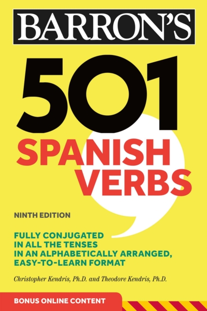 501 Spanish Verbs, Ninth Edition, Paperback / softback Book