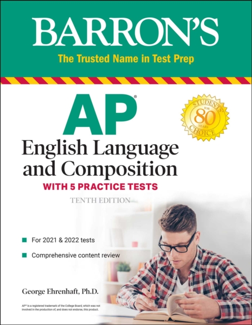 AP English Language and Composition : With 5 Practice Tests, Paperback / softback Book