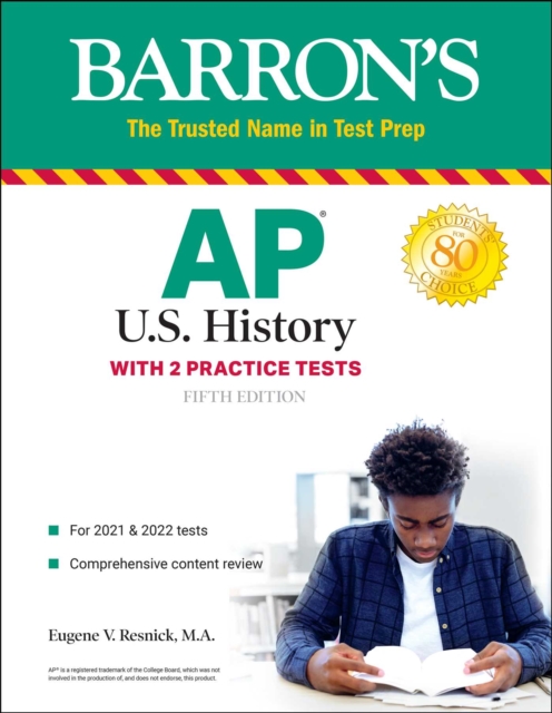 AP US History : With 2 Practice Tests, Paperback / softback Book
