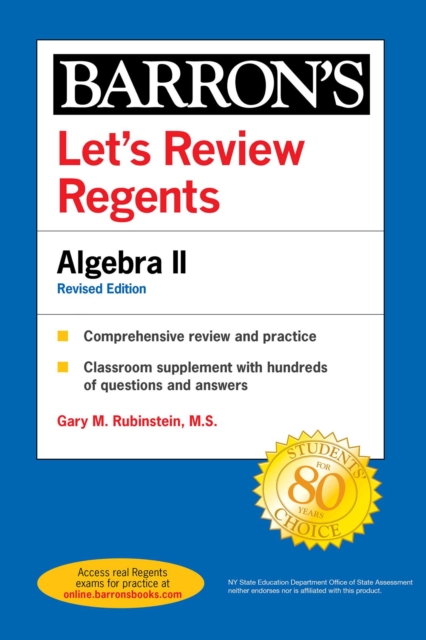 Let's Review Regents: Algebra II Revised Edition, EPUB eBook