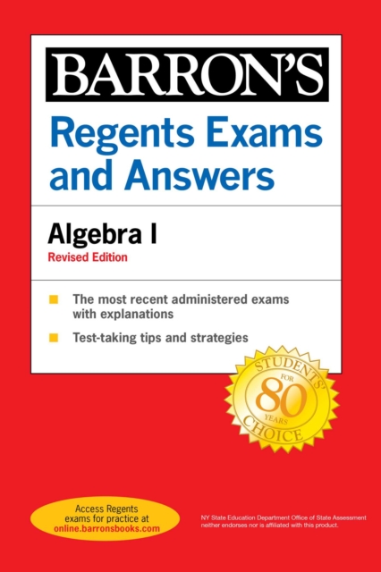 Regents Exams and Answers Algebra I Revised Edition, EPUB eBook