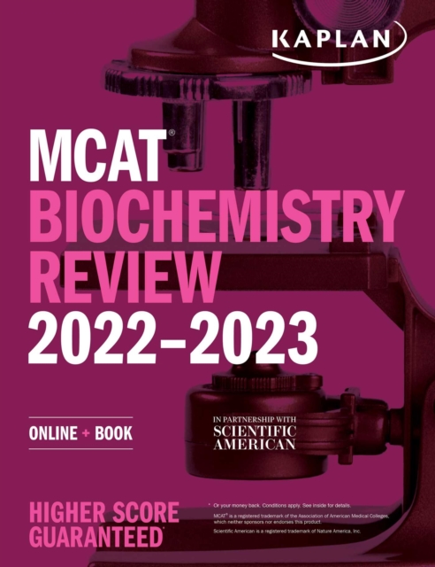 MCAT Biochemistry Review 2022-2023 : Online + Book, Paperback / softback Book