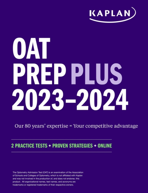 OAT Prep Plus 2023-2024 : 2 Practice Tests + Proven Strategies + Online, EPUB eBook