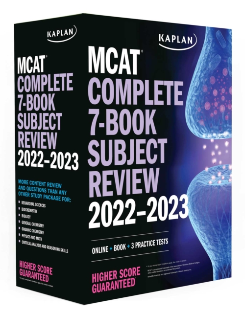 MCAT Complete 7-Book Subject Review 2022-2023 : Books + Online + 3 Practice Tests, Paperback / softback Book