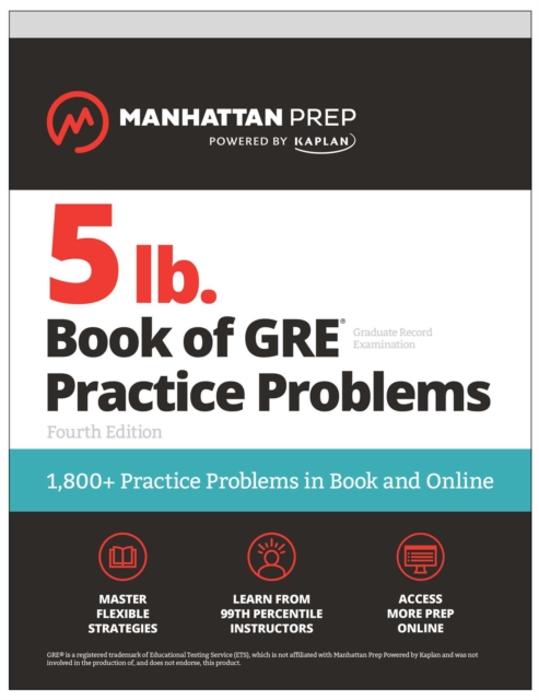 5 lb. Book of GRE Practice Problems, Fourth Edition: 1,800+ Practice Problems in Book and Online (Manhattan Prep 5 lb), EPUB eBook