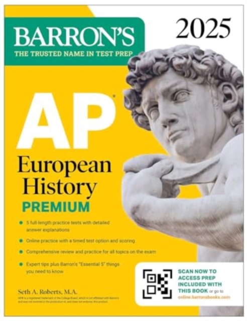 AP European History Premium, 2025: 5 Practice Tests + Comprehensive Review + Online Practice, Paperback / softback Book