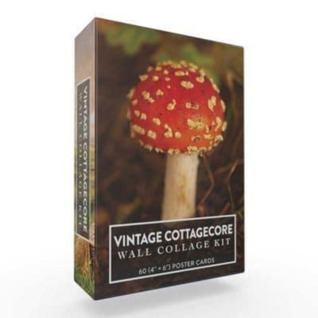Vintage Cottagecore Wall Collage Kit : 60 (4" × 6") Poster Cards, Cards Book