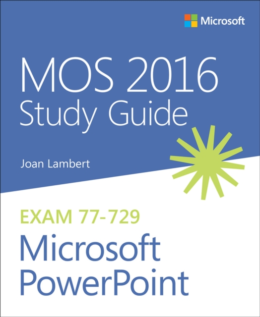 MOS 2016 Study Guide for Microsoft PowerPoint, PDF eBook