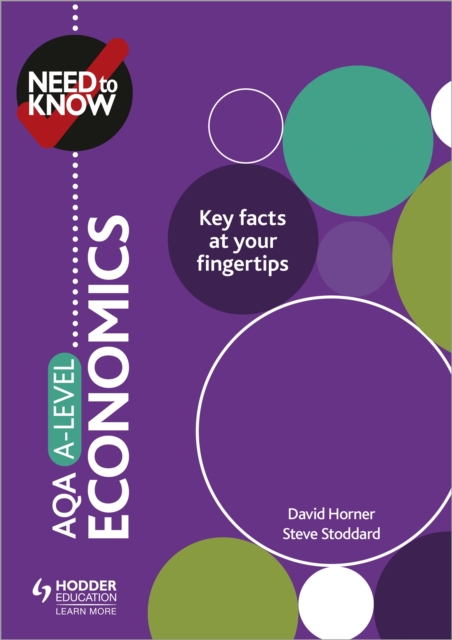 Need to Know: AQA A-level Economics, Paperback / softback Book