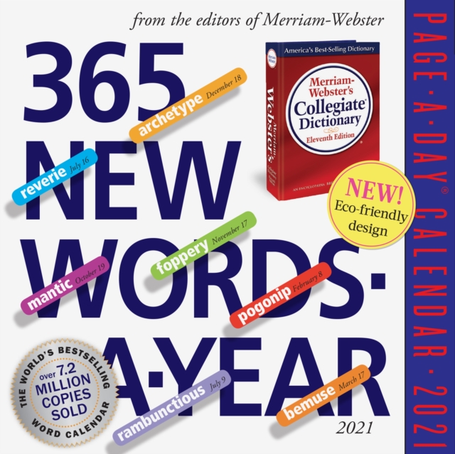 2021 365 New Words-A-Year Page-A-Day Calendar, Calendar Book