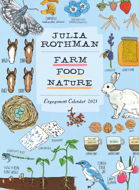 2021 Farm, Food, Nature Diary, Calendar Book