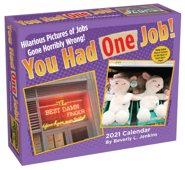 You Had One Job 2021 Day-to-Day Calendar, Calendar Book