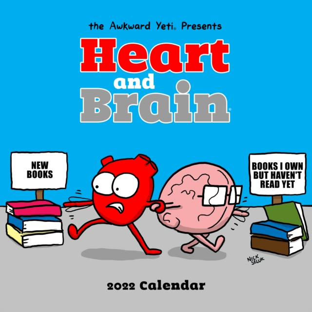 Heart and Brain 2022 Wall Calendar, Calendar Book