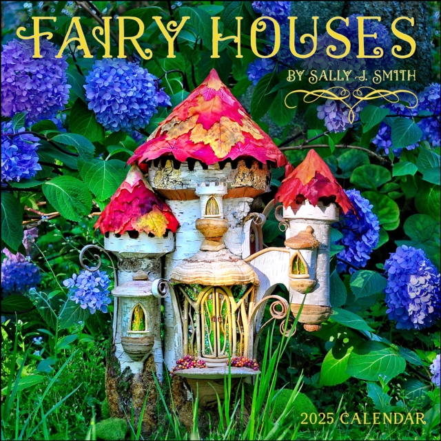 Fairy Houses 2025 Wall Calendar, Calendar Book