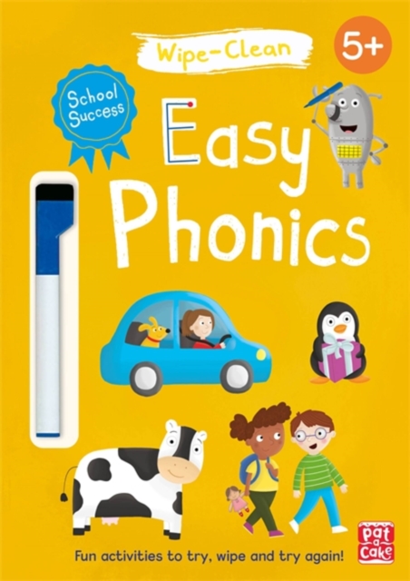 School Success: Easy Phonics : Wipe-clean book with pen, Paperback / softback Book