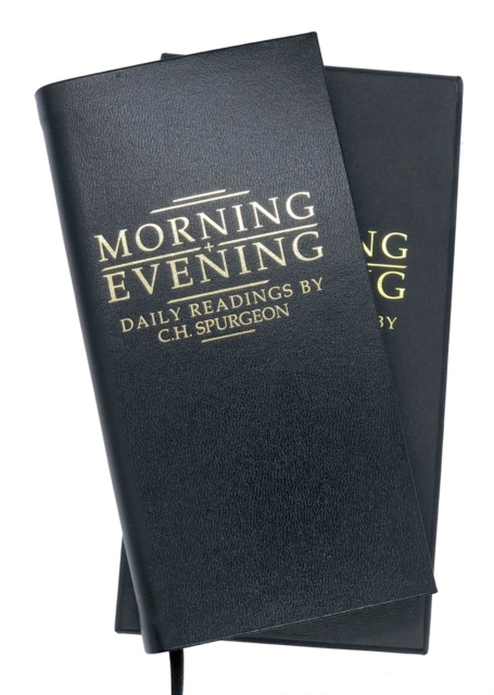 Morning and Evening Black Leather, Leather / fine binding Book