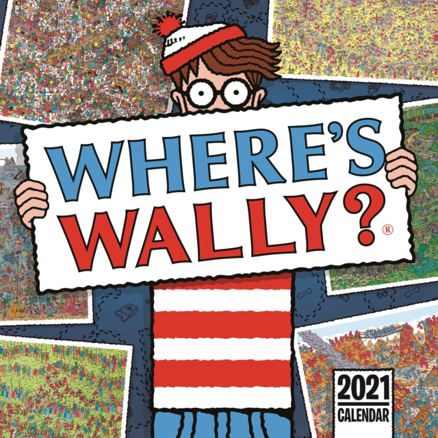 Where's Wally Square Wall Calendar 2021, Paperback Book
