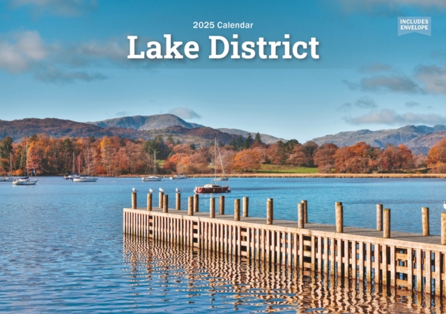 Lake District A5 Calendar 2025, Paperback Book