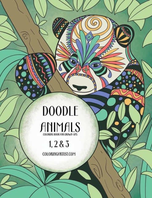 Doodle Animals Coloring Book for Grown-Ups 1, 2 & 3, Paperback / softback Book