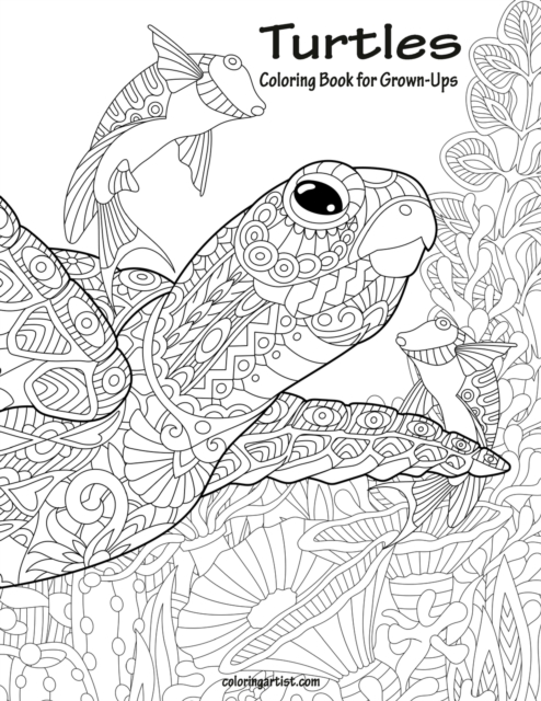 Turtles Coloring Book for Grown-Ups 1, Paperback / softback Book